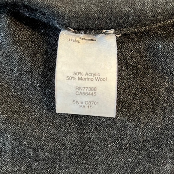 JCrew Gray Wool Cardigan - Picture 6 of 7